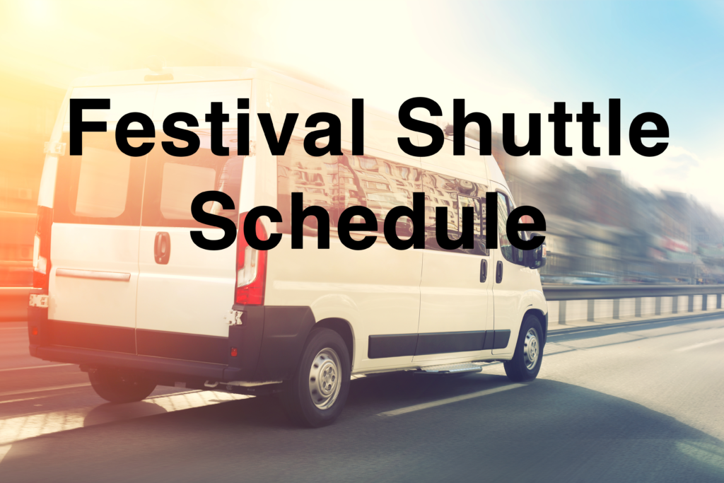 Festival Shuttle Schedule