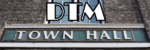 Header Banner Reading "DTM Town Hall"
