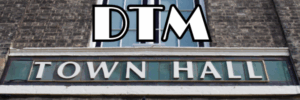 Header Banner Reading "DTM Town Hall"